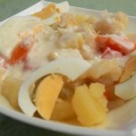 рагу от яйца и зеленчуци
