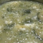 пюре с броколи и сирене